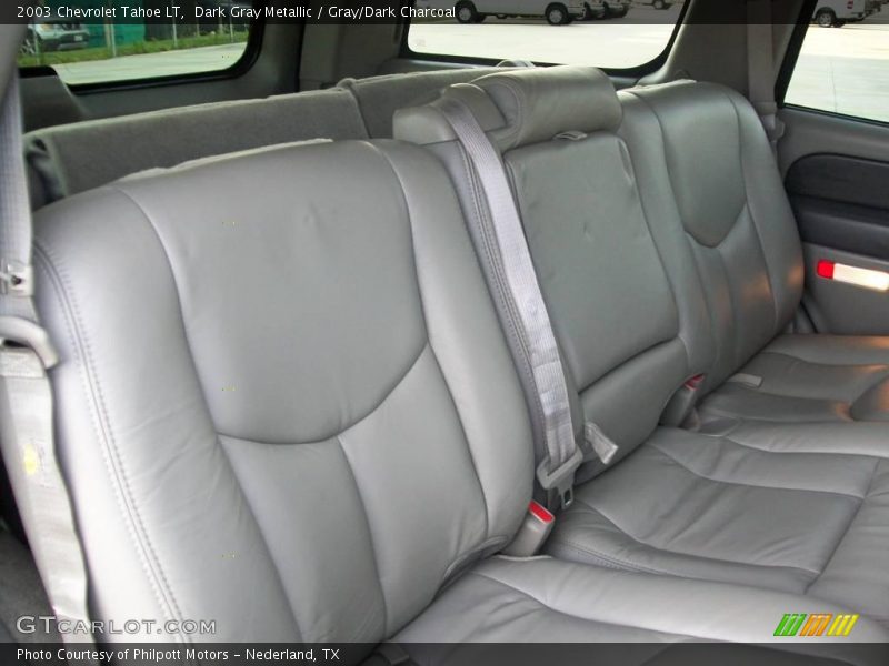 Dark Gray Metallic / Gray/Dark Charcoal 2003 Chevrolet Tahoe LT