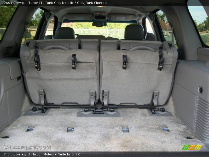 Dark Gray Metallic / Gray/Dark Charcoal 2003 Chevrolet Tahoe LT