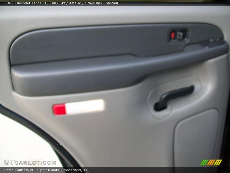 Dark Gray Metallic / Gray/Dark Charcoal 2003 Chevrolet Tahoe LT