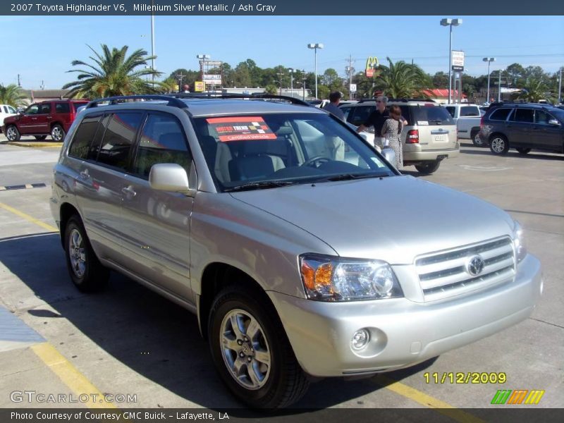 Millenium Silver Metallic / Ash Gray 2007 Toyota Highlander V6