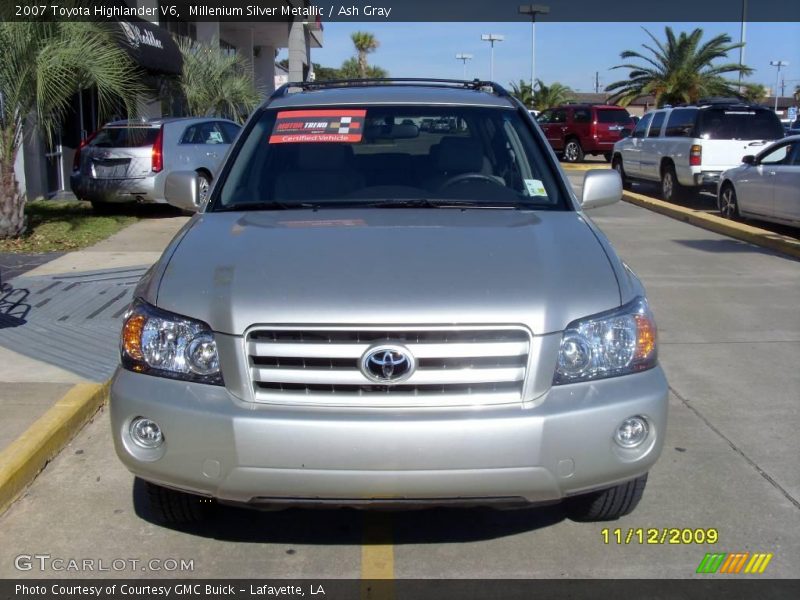 Millenium Silver Metallic / Ash Gray 2007 Toyota Highlander V6