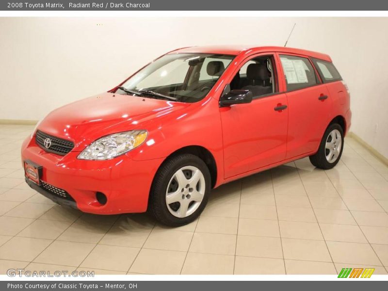 Radiant Red / Dark Charcoal 2008 Toyota Matrix