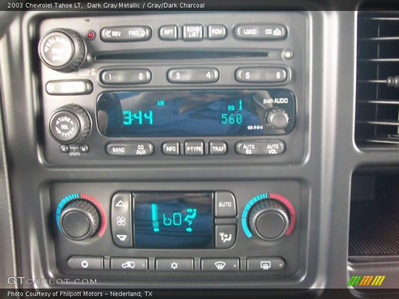 Dark Gray Metallic / Gray/Dark Charcoal 2003 Chevrolet Tahoe LT