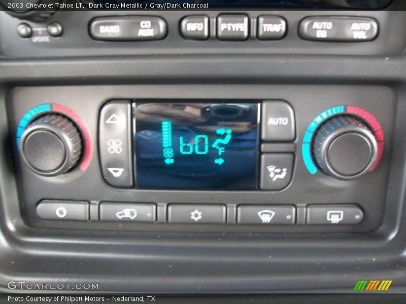 Dark Gray Metallic / Gray/Dark Charcoal 2003 Chevrolet Tahoe LT