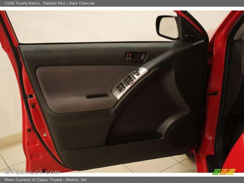 Radiant Red / Dark Charcoal 2008 Toyota Matrix