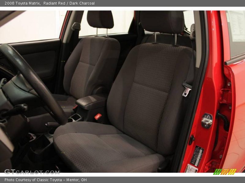 Radiant Red / Dark Charcoal 2008 Toyota Matrix
