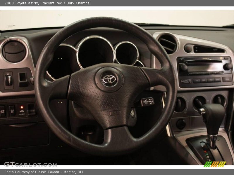 Radiant Red / Dark Charcoal 2008 Toyota Matrix