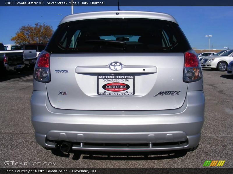 Silver Streak Mica / Dark Charcoal 2008 Toyota Matrix XR