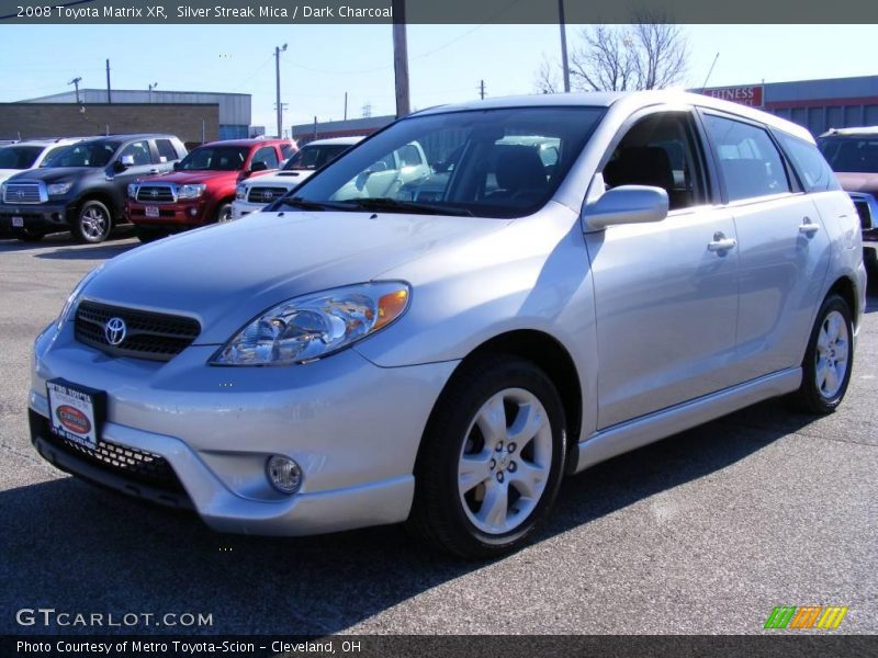 Silver Streak Mica / Dark Charcoal 2008 Toyota Matrix XR