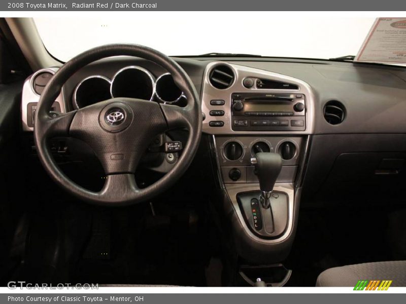 Radiant Red / Dark Charcoal 2008 Toyota Matrix