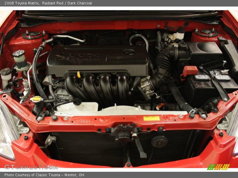Radiant Red / Dark Charcoal 2008 Toyota Matrix