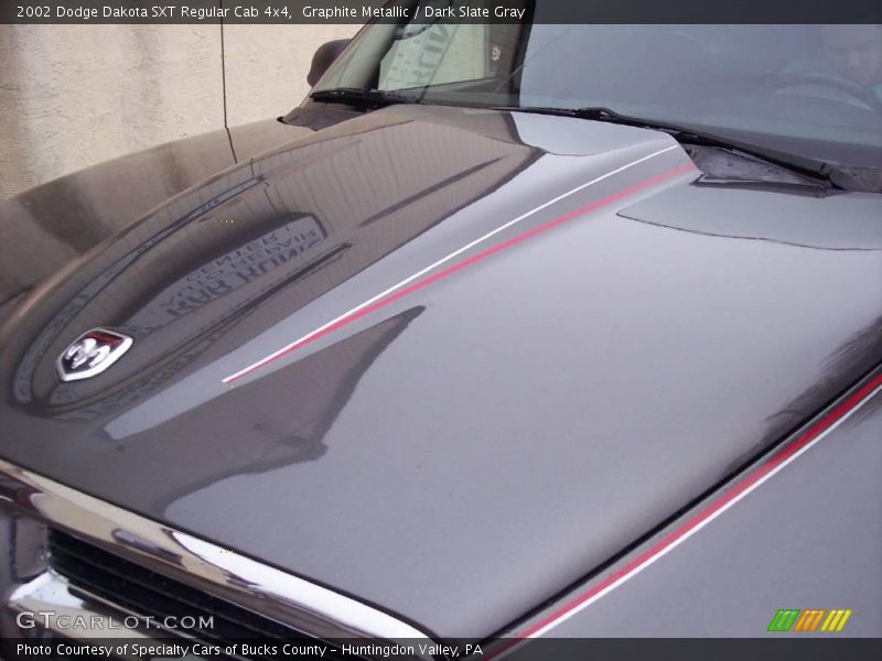 Graphite Metallic / Dark Slate Gray 2002 Dodge Dakota SXT Regular Cab 4x4