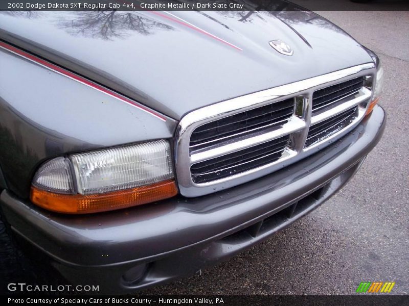 Graphite Metallic / Dark Slate Gray 2002 Dodge Dakota SXT Regular Cab 4x4