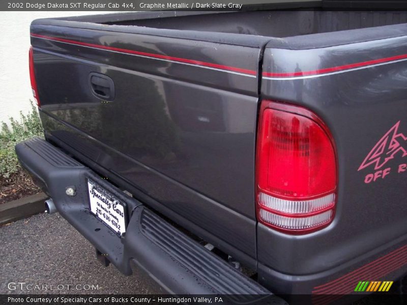 Graphite Metallic / Dark Slate Gray 2002 Dodge Dakota SXT Regular Cab 4x4