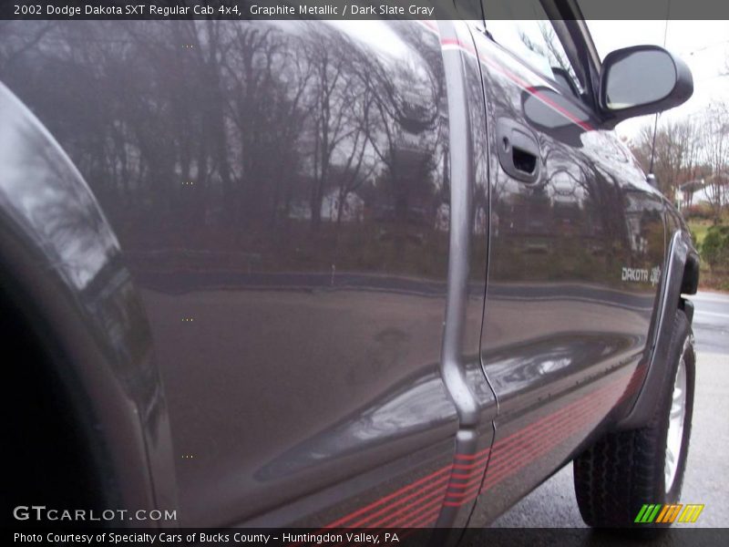 Graphite Metallic / Dark Slate Gray 2002 Dodge Dakota SXT Regular Cab 4x4