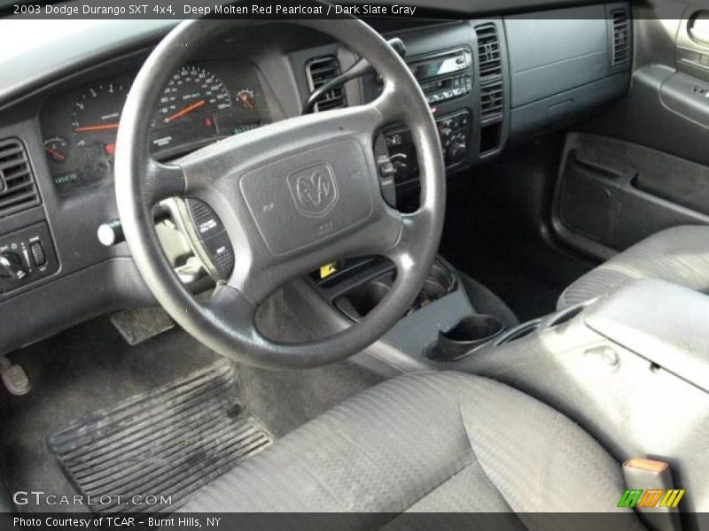 Deep Molten Red Pearlcoat / Dark Slate Gray 2003 Dodge Durango SXT 4x4
