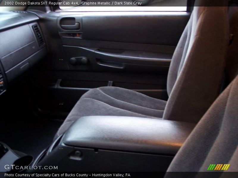 Graphite Metallic / Dark Slate Gray 2002 Dodge Dakota SXT Regular Cab 4x4