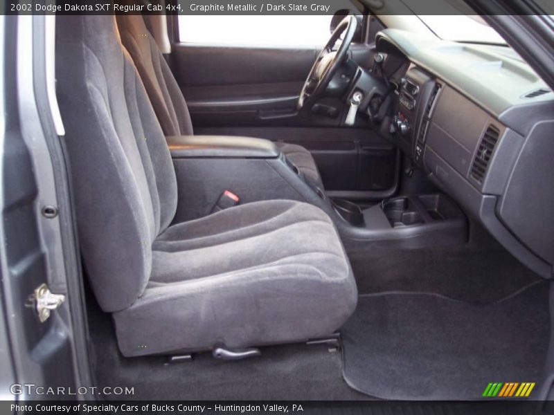 Graphite Metallic / Dark Slate Gray 2002 Dodge Dakota SXT Regular Cab 4x4