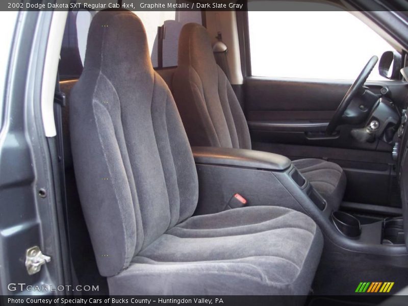 Graphite Metallic / Dark Slate Gray 2002 Dodge Dakota SXT Regular Cab 4x4