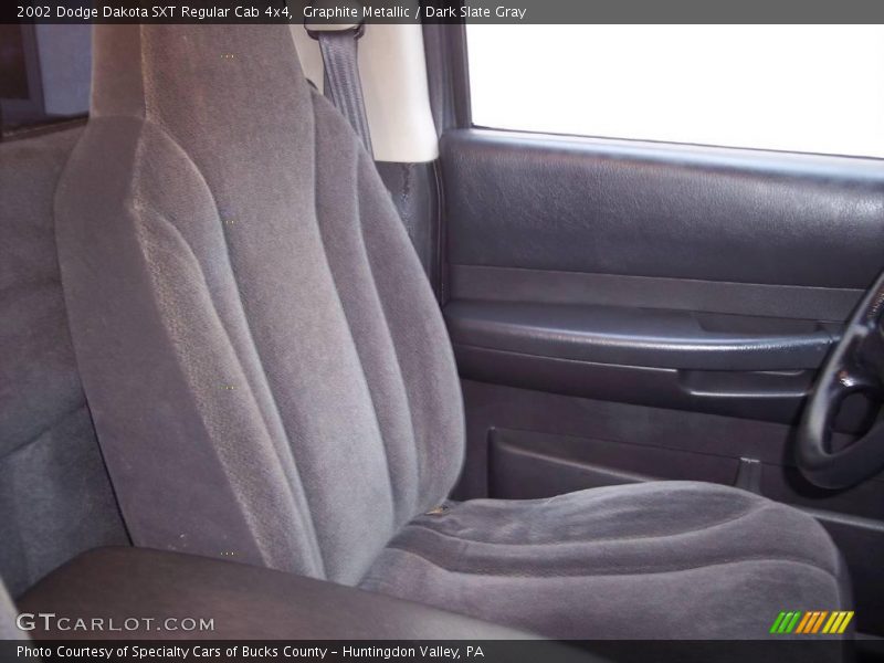 Graphite Metallic / Dark Slate Gray 2002 Dodge Dakota SXT Regular Cab 4x4