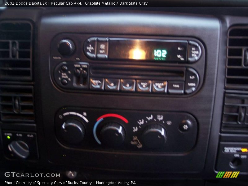 Graphite Metallic / Dark Slate Gray 2002 Dodge Dakota SXT Regular Cab 4x4