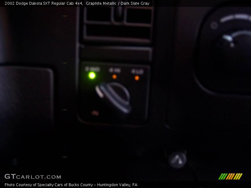 Graphite Metallic / Dark Slate Gray 2002 Dodge Dakota SXT Regular Cab 4x4