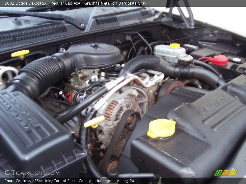 Graphite Metallic / Dark Slate Gray 2002 Dodge Dakota SXT Regular Cab 4x4