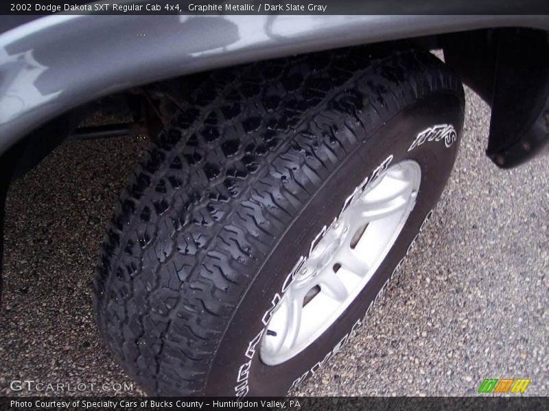 Graphite Metallic / Dark Slate Gray 2002 Dodge Dakota SXT Regular Cab 4x4