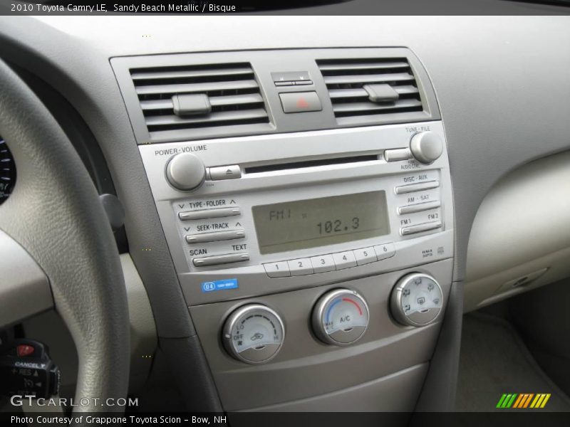 Sandy Beach Metallic / Bisque 2010 Toyota Camry LE