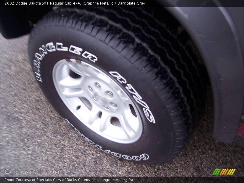Graphite Metallic / Dark Slate Gray 2002 Dodge Dakota SXT Regular Cab 4x4