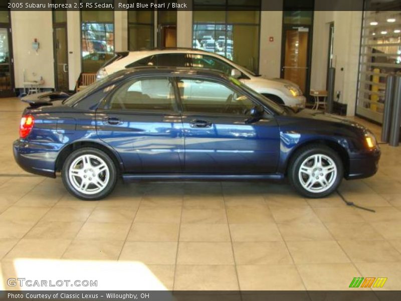 Regal Blue Pearl / Black 2005 Subaru Impreza 2.5 RS Sedan