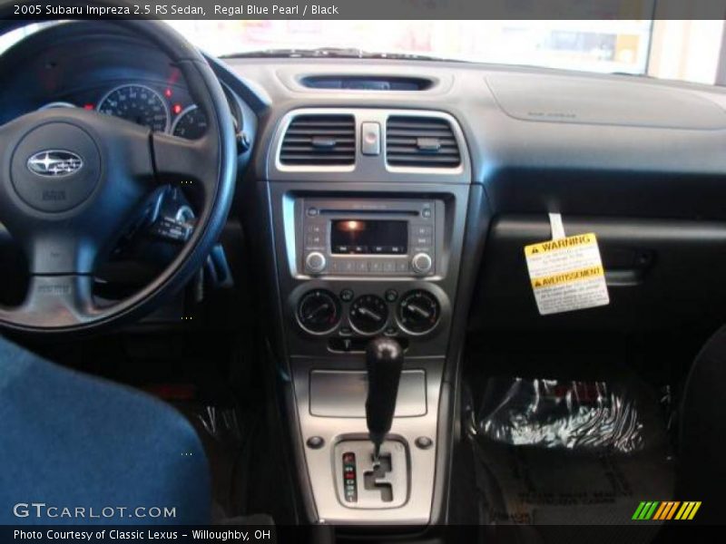 Regal Blue Pearl / Black 2005 Subaru Impreza 2.5 RS Sedan
