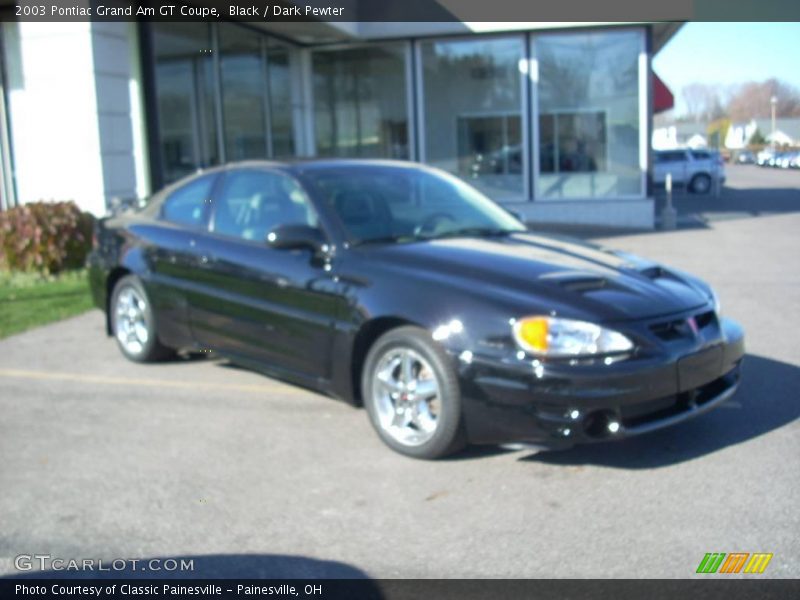 Black / Dark Pewter 2003 Pontiac Grand Am GT Coupe