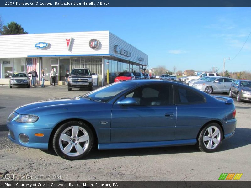 Barbados Blue Metallic / Black 2004 Pontiac GTO Coupe