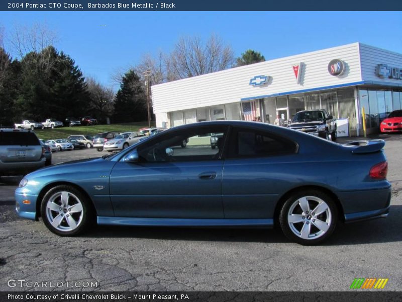 Barbados Blue Metallic / Black 2004 Pontiac GTO Coupe