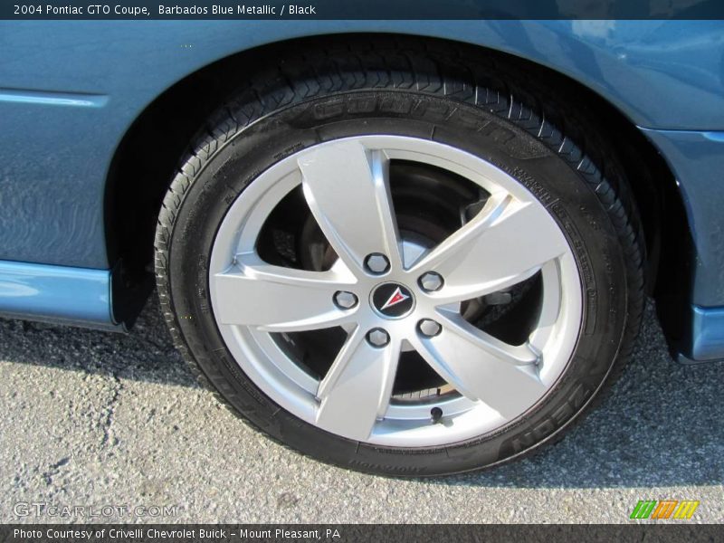 Barbados Blue Metallic / Black 2004 Pontiac GTO Coupe