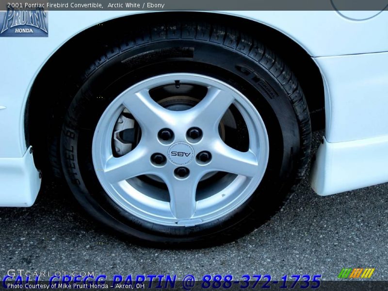 Arctic White / Ebony 2001 Pontiac Firebird Convertible