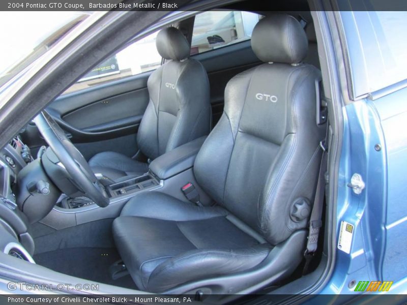 Barbados Blue Metallic / Black 2004 Pontiac GTO Coupe