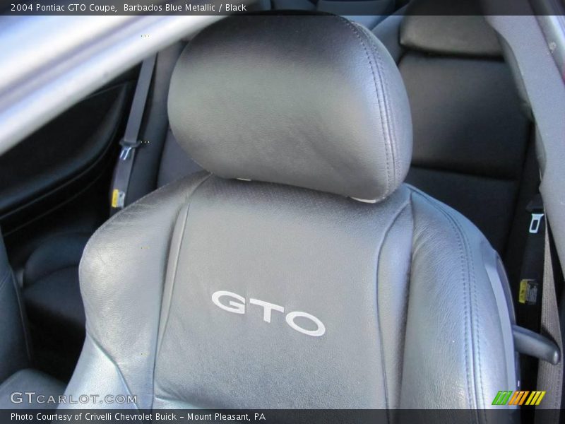 Barbados Blue Metallic / Black 2004 Pontiac GTO Coupe