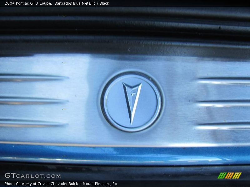 Barbados Blue Metallic / Black 2004 Pontiac GTO Coupe