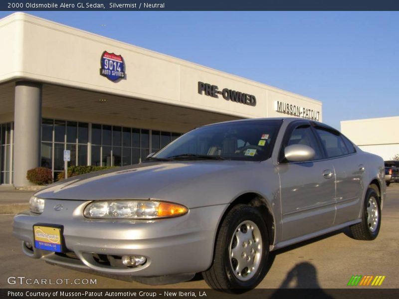Silvermist / Neutral 2000 Oldsmobile Alero GL Sedan