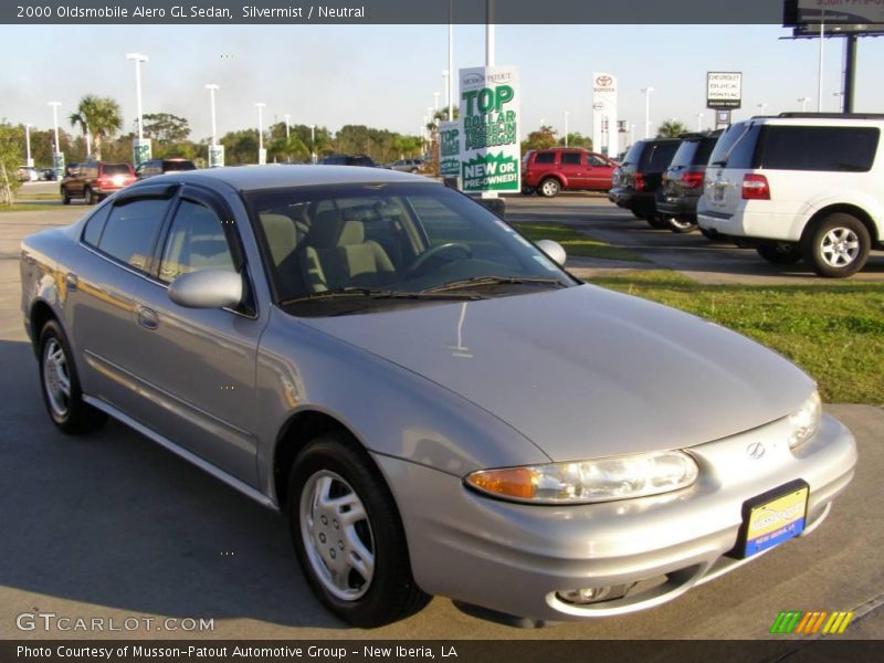 Silvermist / Neutral 2000 Oldsmobile Alero GL Sedan