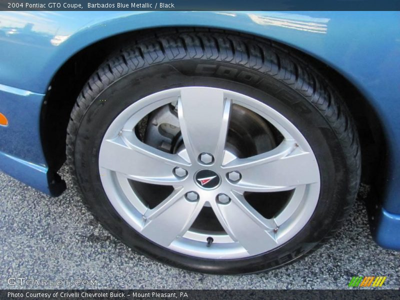 Barbados Blue Metallic / Black 2004 Pontiac GTO Coupe