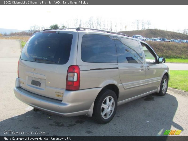 Sand Beige / Beige 2002 Oldsmobile Silhouette Premier AWD