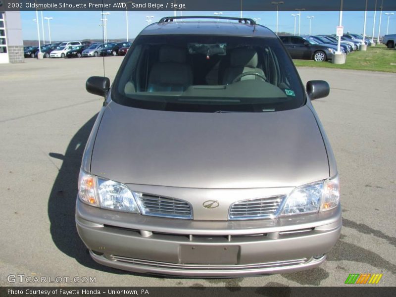 Sand Beige / Beige 2002 Oldsmobile Silhouette Premier AWD