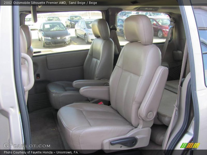 Sand Beige / Beige 2002 Oldsmobile Silhouette Premier AWD