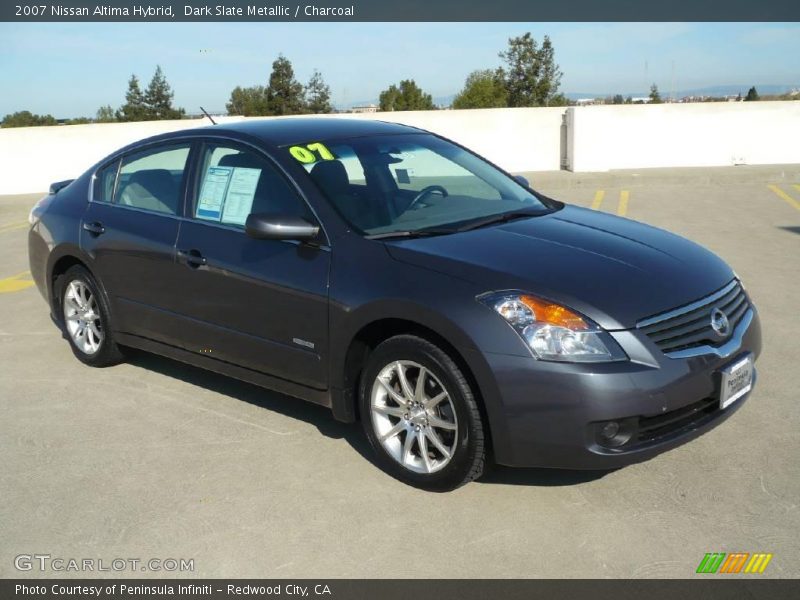 Dark Slate Metallic / Charcoal 2007 Nissan Altima Hybrid