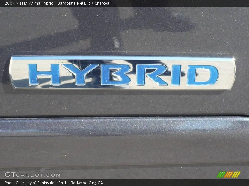 Dark Slate Metallic / Charcoal 2007 Nissan Altima Hybrid