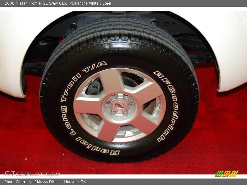 Avalanche White / Steel 2008 Nissan Frontier SE Crew Cab