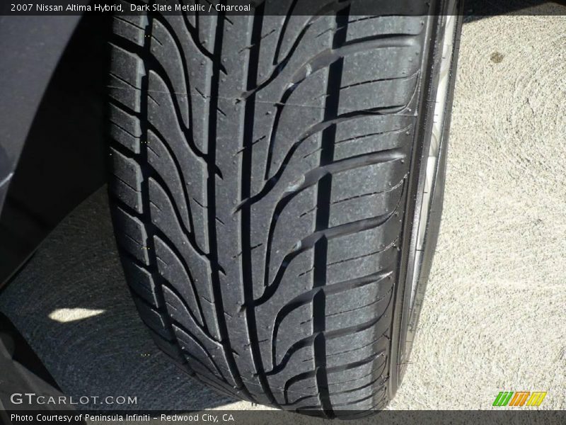 Dark Slate Metallic / Charcoal 2007 Nissan Altima Hybrid